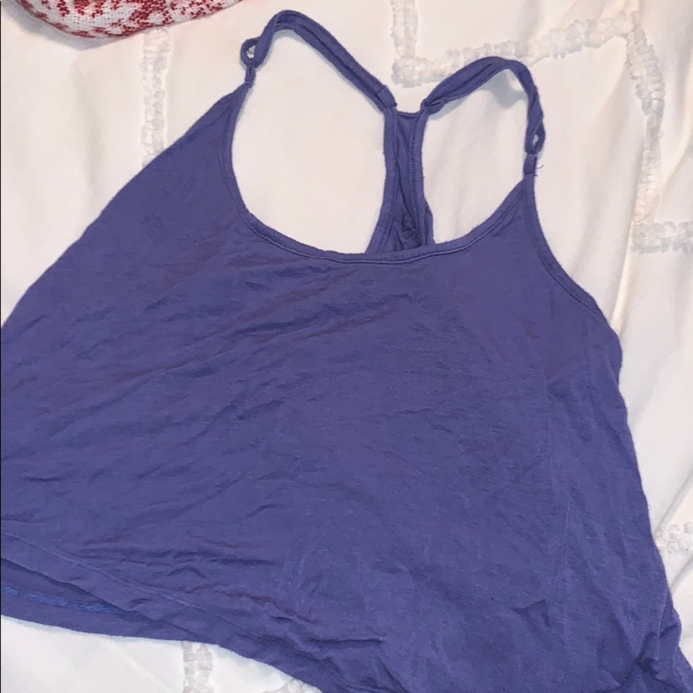 Purple Flowy Tank